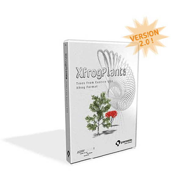 eastern usa trees dvd 3d model - XfrogPlants Trees from Eastern USA DVD by xfrog